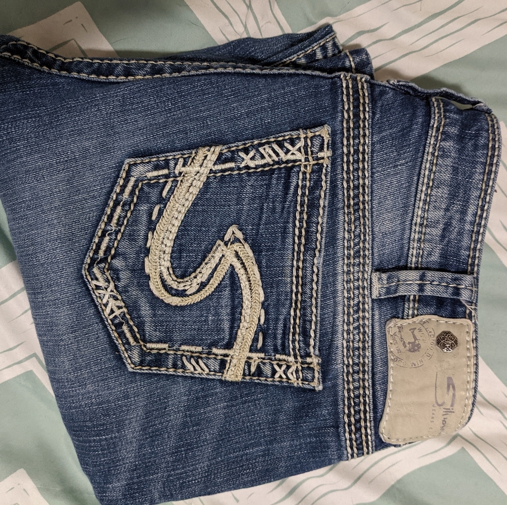 Silver Jeans Tuesday Baby Boot Size 30/33